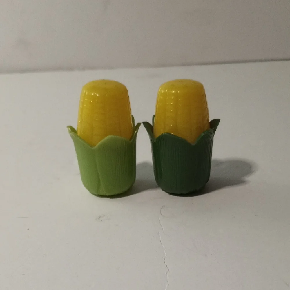 Corn Shaped Salt and Pepper Shakers